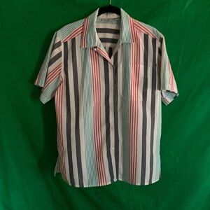 Cabin Creek striped shirt sleeve shirt size Small